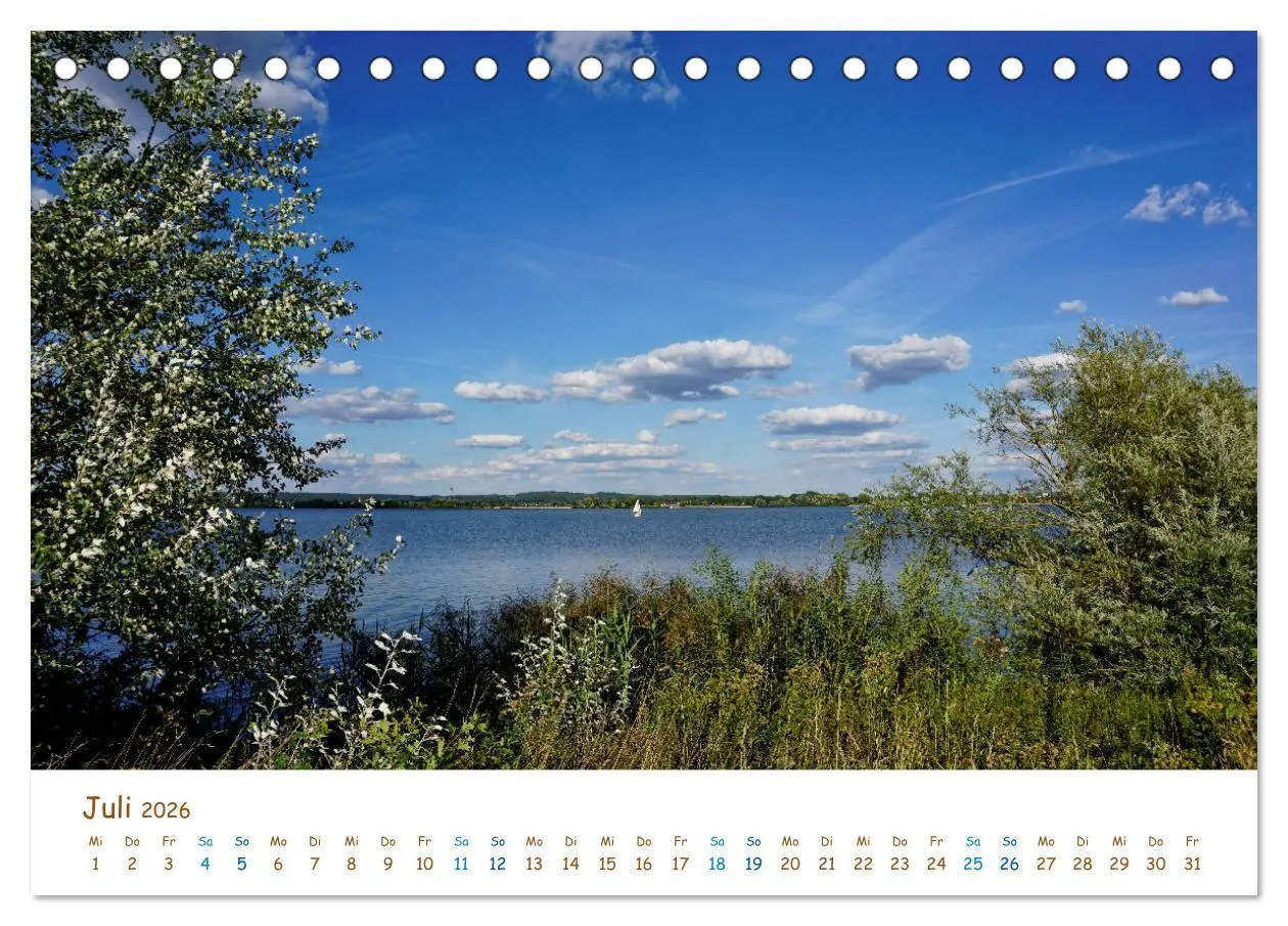Bild: 9783457808009 | Brombachsee und Umgebung (Tischkalender 2026 DIN A5 quer), CALVENDO...