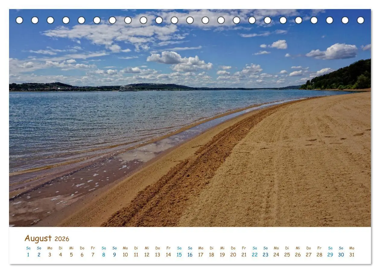 Bild: 9783457808009 | Brombachsee und Umgebung (Tischkalender 2026 DIN A5 quer), CALVENDO...