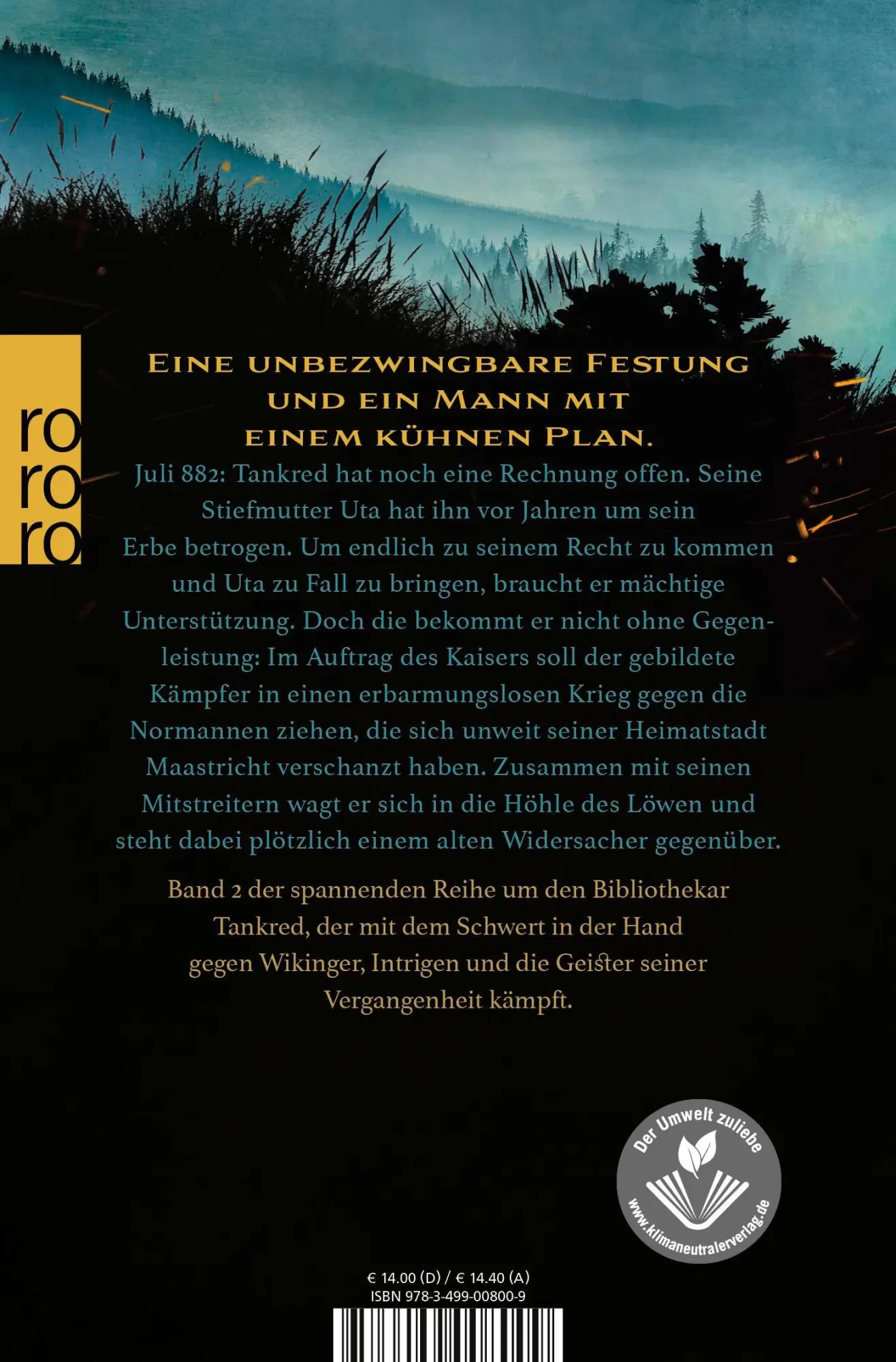 Rückseite: 9783499008009 | Tankred: Hammer und Kreuz | Historischer Roman Für Fans von "Vikings"