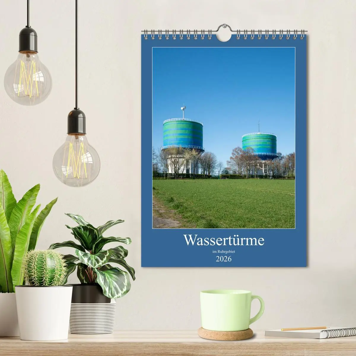 Bild: 9783516378009 | Wassertürme im Ruhrgebiet (Wandkalender 2026 DIN A4 hoch), CALVENDO...