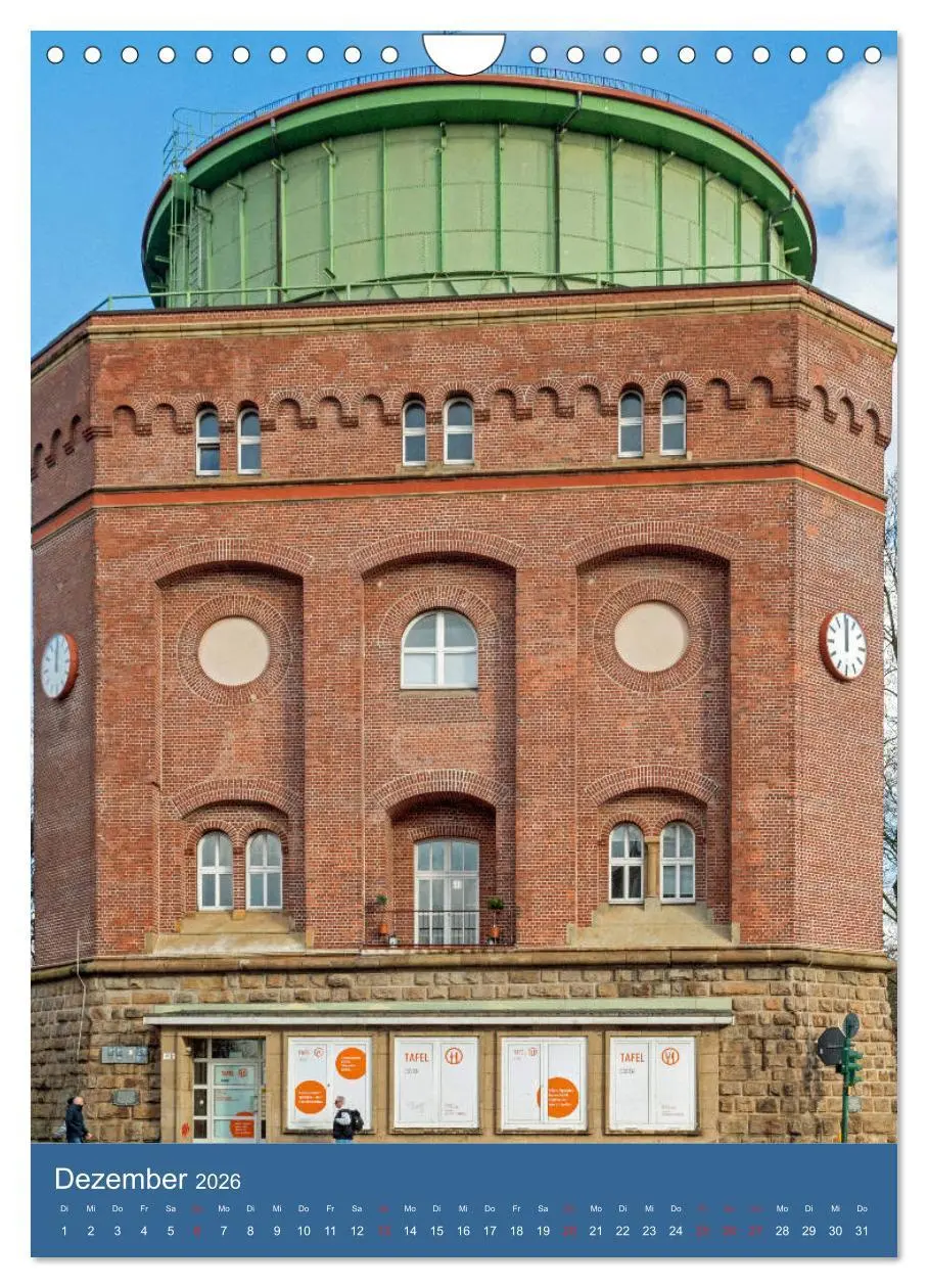 Bild: 9783516378009 | Wassertürme im Ruhrgebiet (Wandkalender 2026 DIN A4 hoch), CALVENDO...
