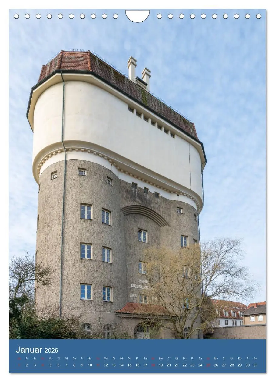 Bild: 9783516378009 | Wassertürme im Ruhrgebiet (Wandkalender 2026 DIN A4 hoch), CALVENDO...