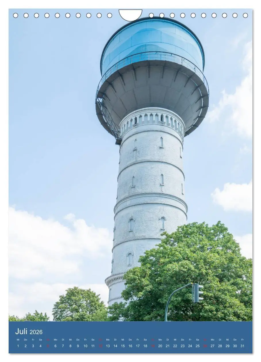 Bild: 9783516378009 | Wassertürme im Ruhrgebiet (Wandkalender 2026 DIN A4 hoch), CALVENDO...
