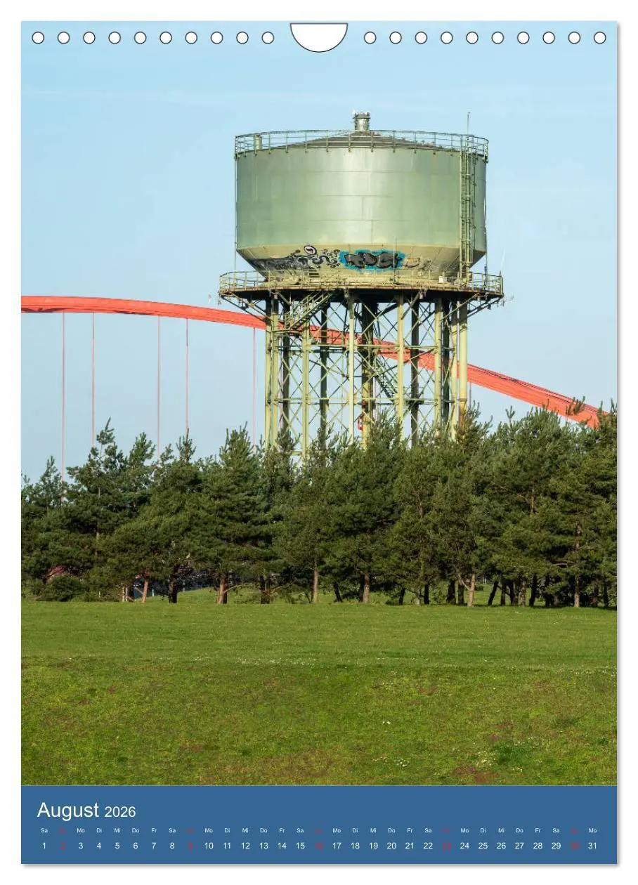 Bild: 9783516378009 | Wassertürme im Ruhrgebiet (Wandkalender 2026 DIN A4 hoch), CALVENDO...