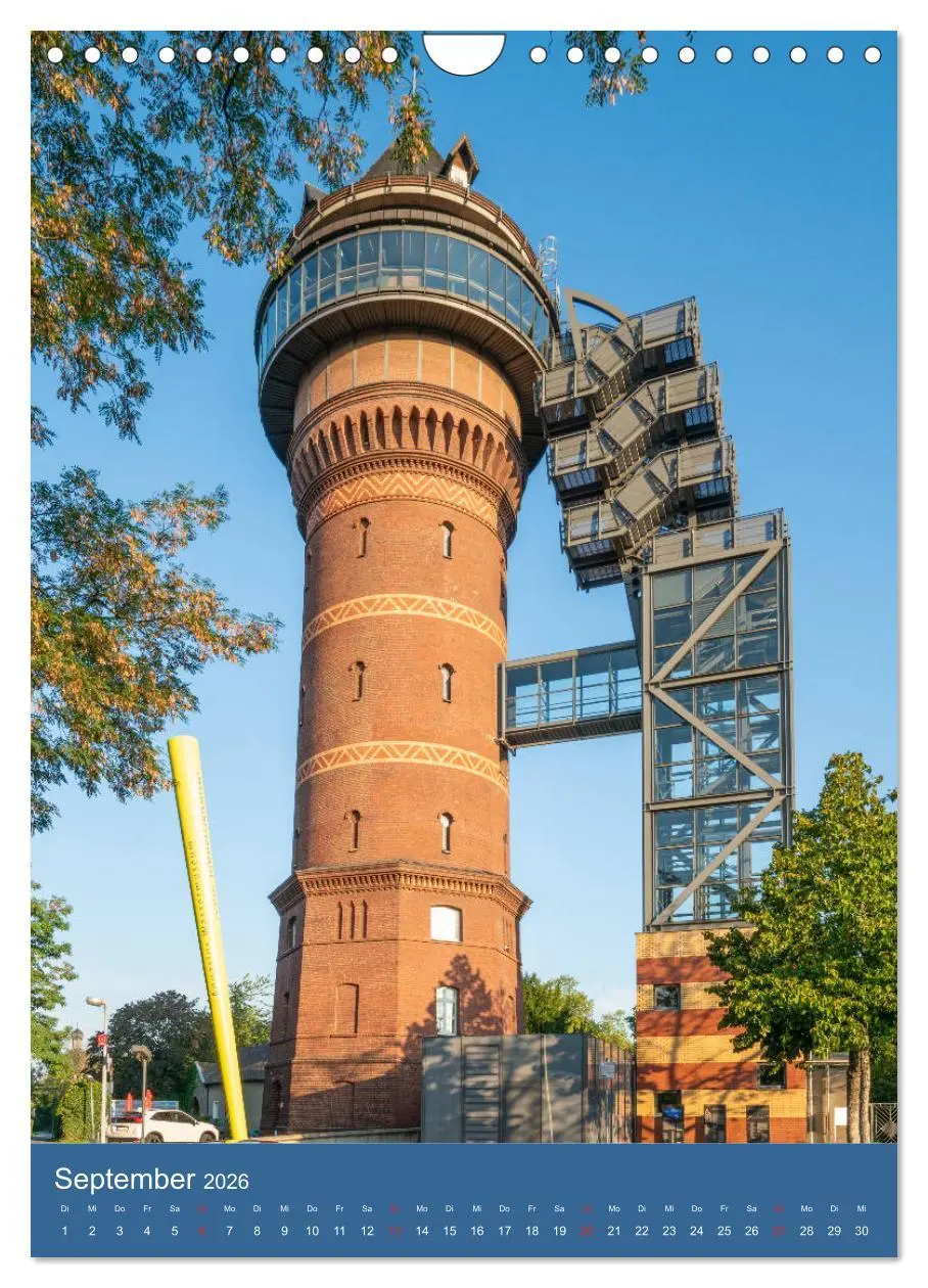 Bild: 9783516378009 | Wassertürme im Ruhrgebiet (Wandkalender 2026 DIN A4 hoch), CALVENDO...