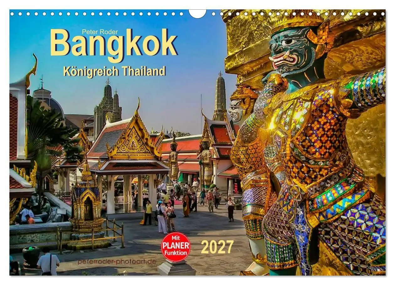 Cover: 9783569918009 | Bangkok - Königreich Thailand (Wandkalender 2027 DIN A3 quer),...