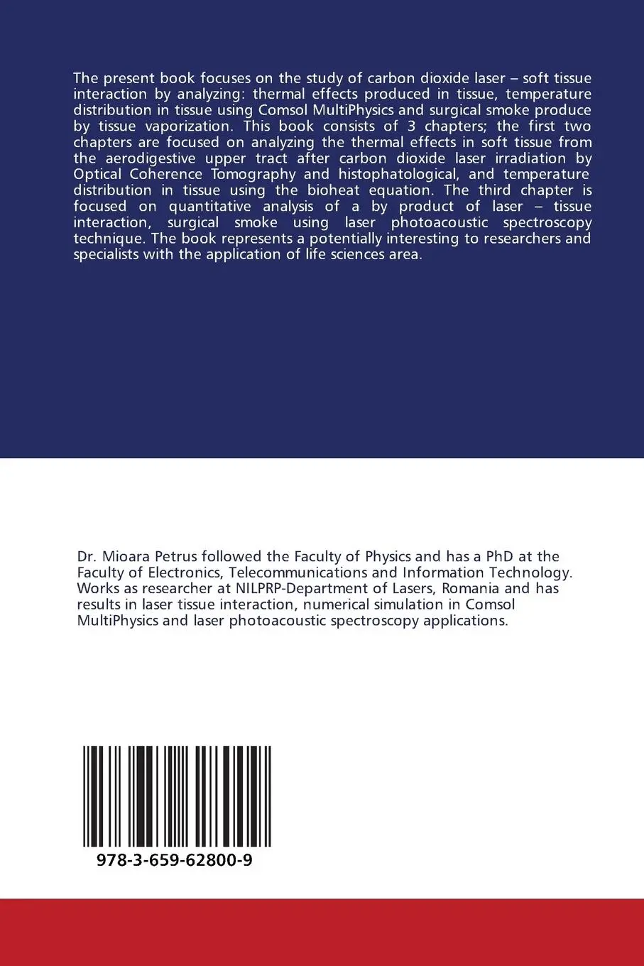 Rückseite: 9783659628009 | Laser tissue - interaction applications | Mioara Petrus | Taschenbuch