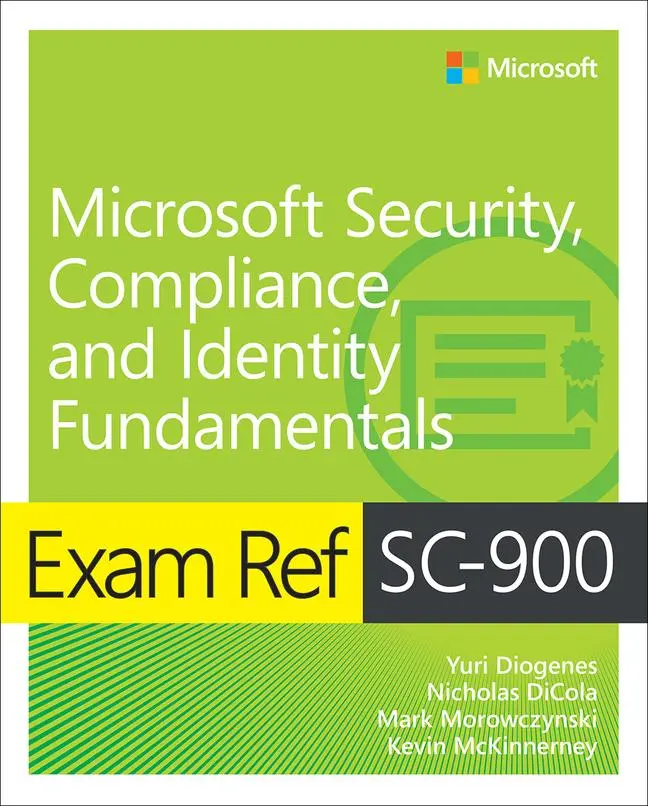 Cover: 9780137568109 | Exam Ref Sc-900 Microsoft Security, Compliance, and Identity...