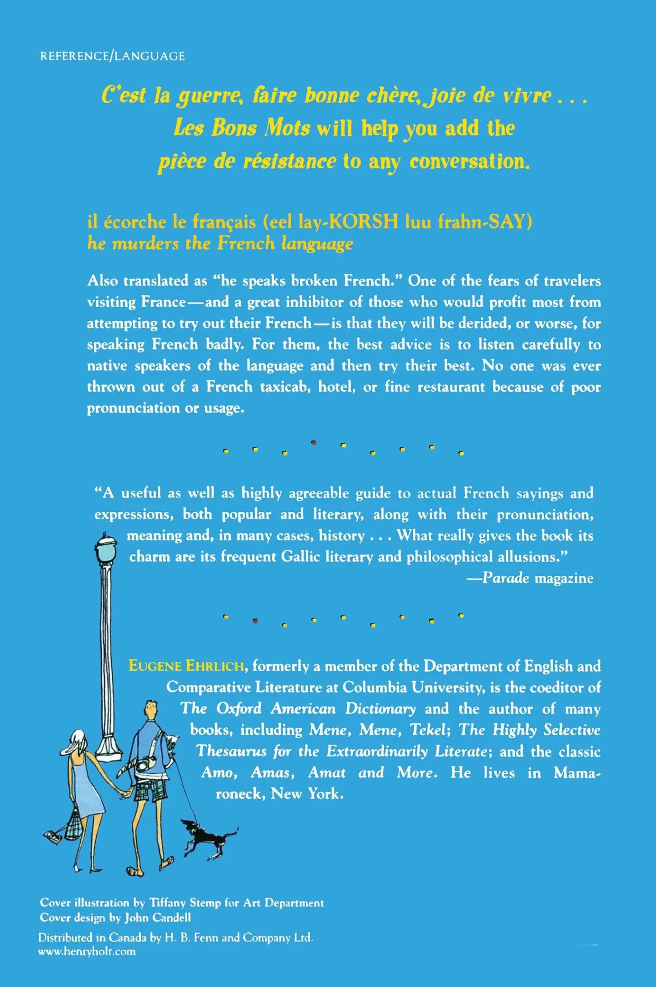 Rückseite: 9780805058109 | Les Bons Mots | How to Amaze Tout Le Monde with Everyday French | Buch