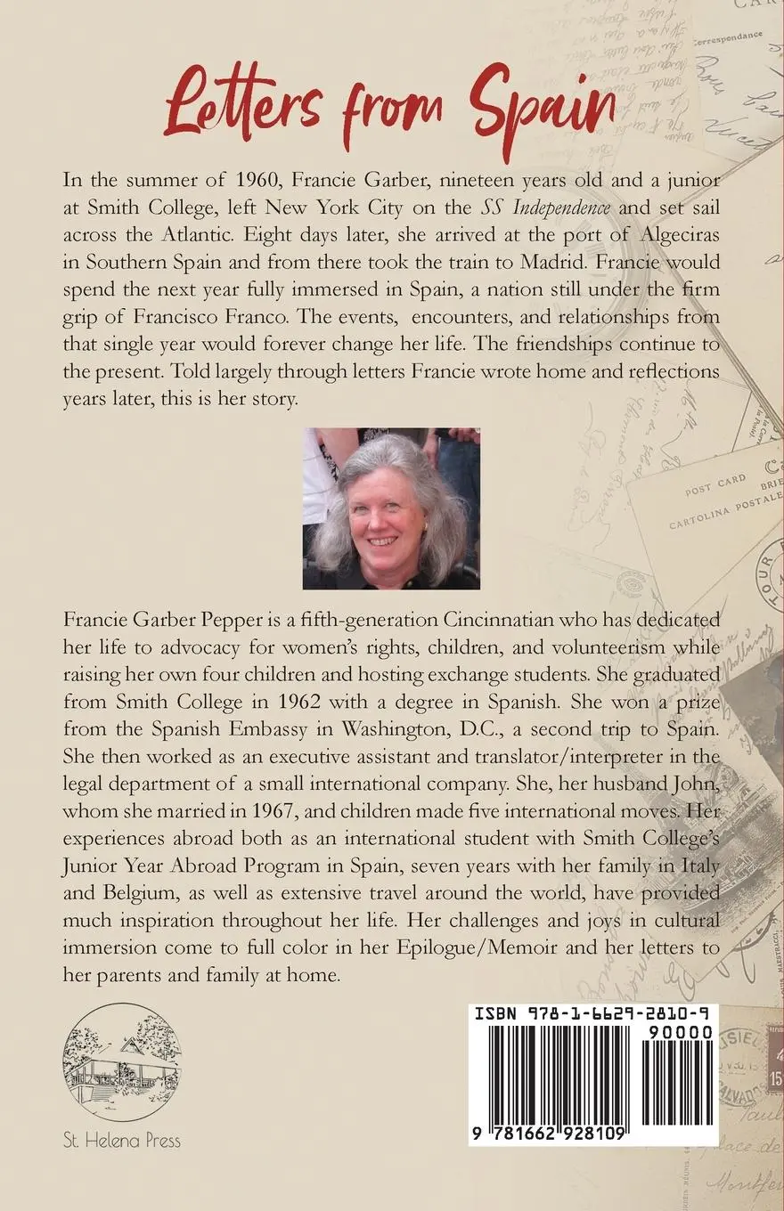 Rückseite: 9781662928109 | Letters from Spain | Francie Garber Pepper | Taschenbuch | Englisch
