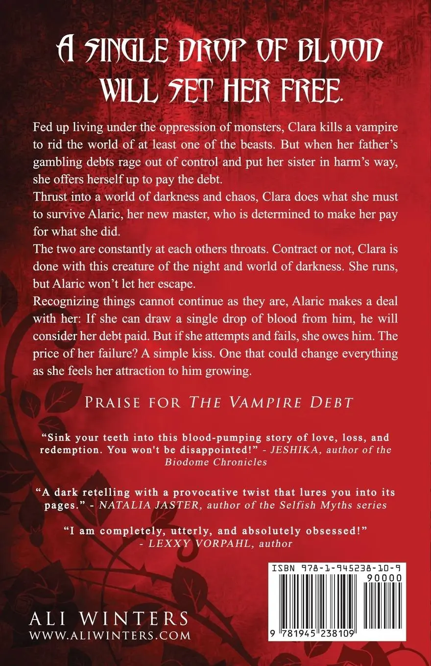 Rückseite: 9781945238109 | The Vampire Debt | Ali Winters | Taschenbuch | Kartoniert / Broschiert