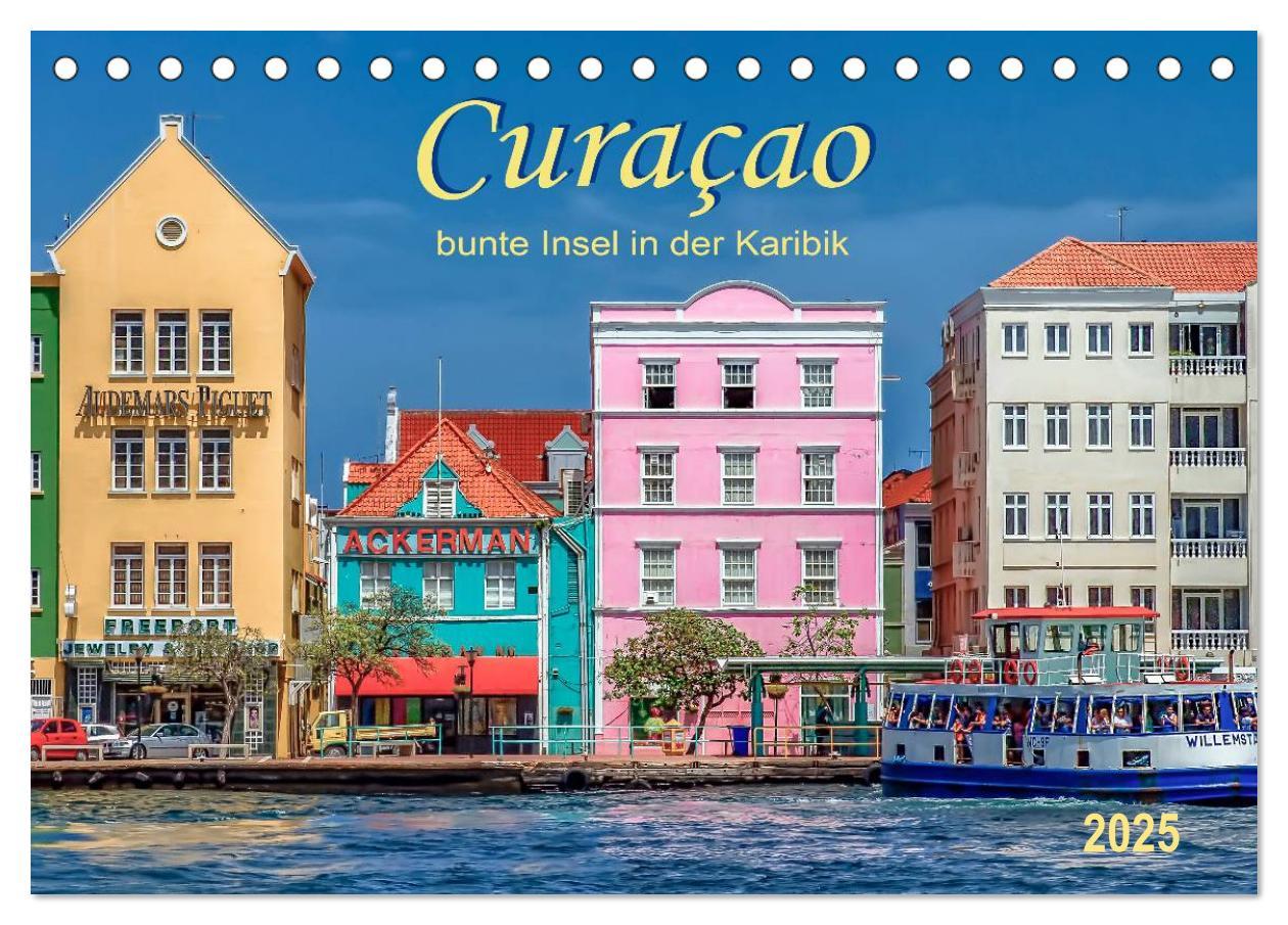 Cover: 9783435568109 | Curaçao - bunte Insel in der Karibik (Tischkalender 2025 DIN A5...