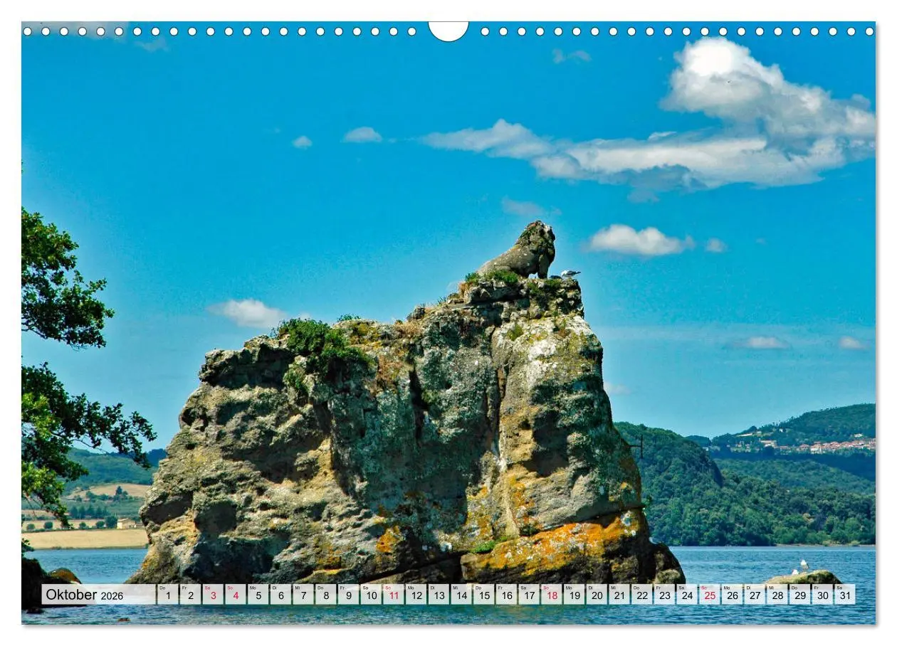 Bild: 9783457728109 | Bolsenasee Smaragd im Latium (Wandkalender 2026 DIN A3 quer),...