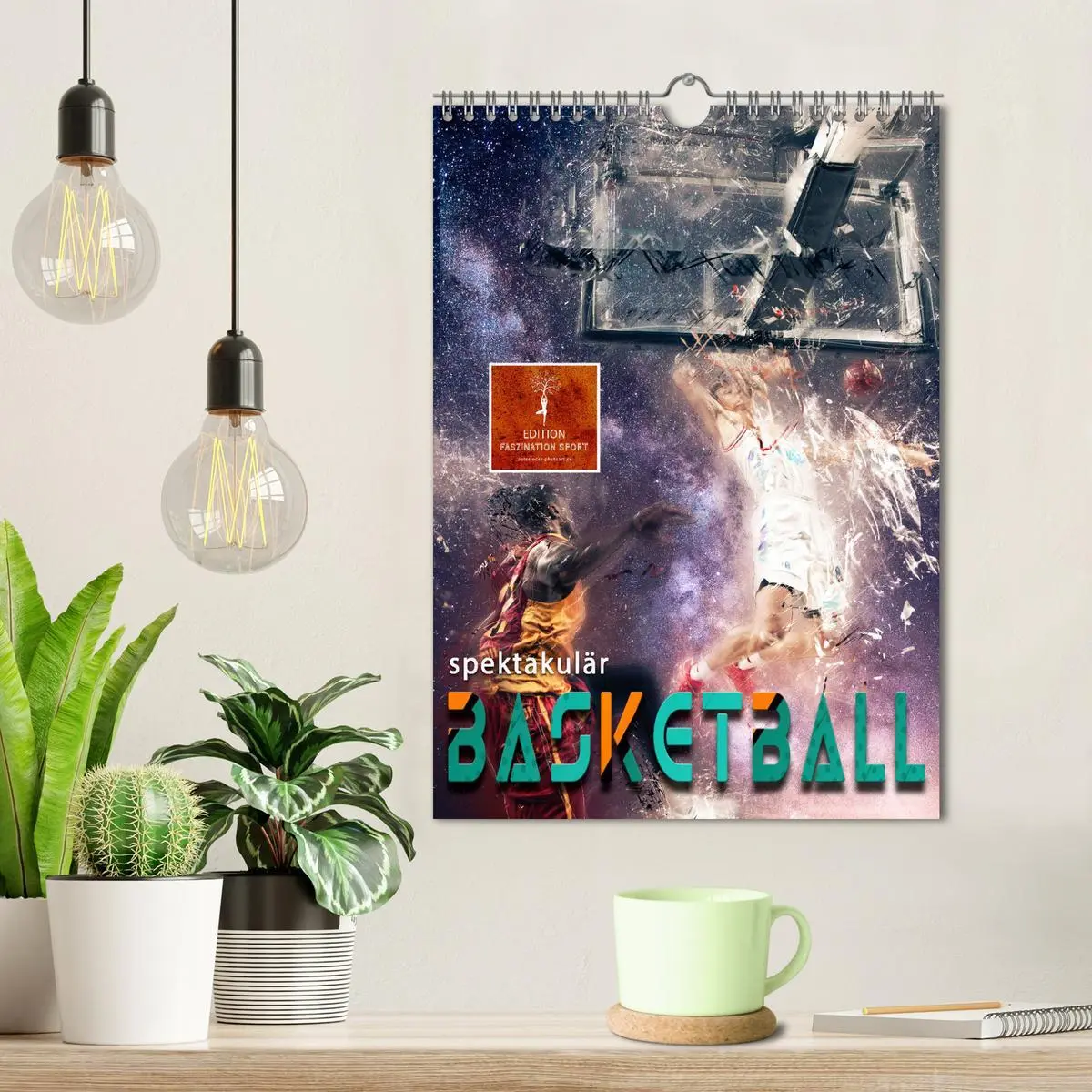 Bild: 9783516368109 | Basketball spektakulär (Wandkalender 2026 DIN A4 hoch), CALVENDO...