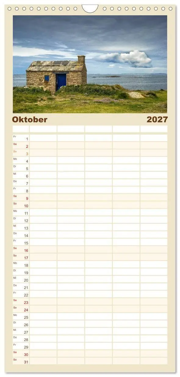 Bild: 9783594348109 | Familienplaner 2027 - Bretagne - Bilder einer Küstenlandschaft mit...