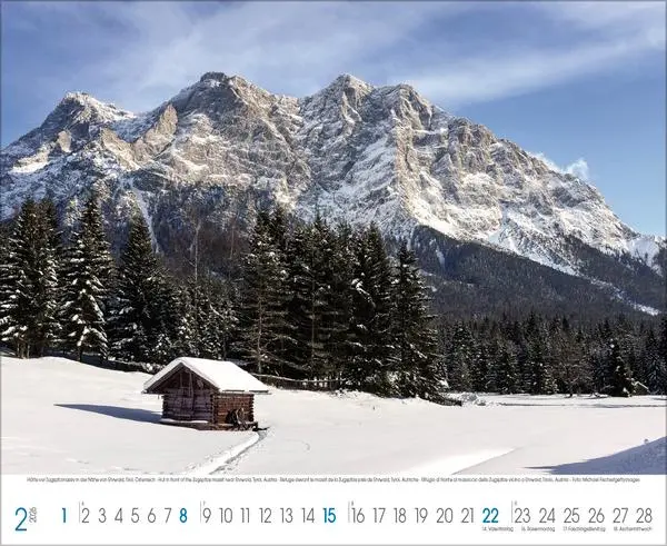 Bild: 9783731888109 | Hüttenzauber der Alpen 2026 | Verlag Korsch | Kalender | 14 S. | 2026