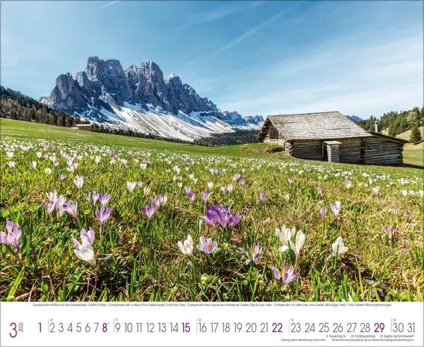 Bild: 9783731888109 | Hüttenzauber der Alpen 2026 | Verlag Korsch | Kalender | 14 S. | 2026