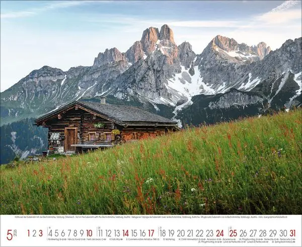 Bild: 9783731888109 | Hüttenzauber der Alpen 2026 | Verlag Korsch | Kalender | 14 S. | 2026