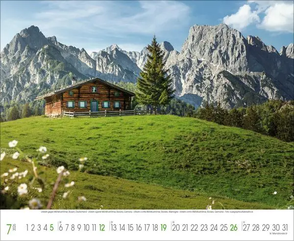 Bild: 9783731888109 | Hüttenzauber der Alpen 2026 | Verlag Korsch | Kalender | 14 S. | 2026