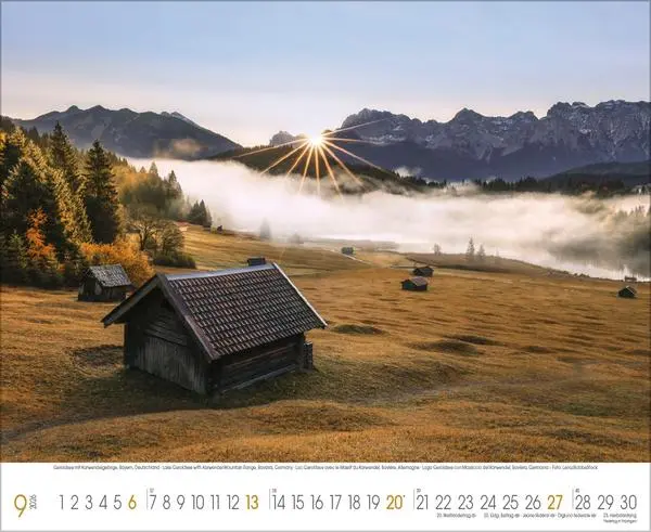 Bild: 9783731888109 | Hüttenzauber der Alpen 2026 | Verlag Korsch | Kalender | 14 S. | 2026