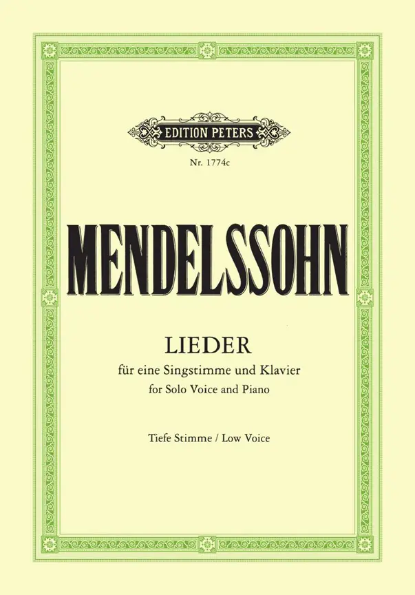 Cover: 9790014008109 | Samtliche Lieder Laag | Felix Mendelssohn Bartholdy | Taschenbuch
