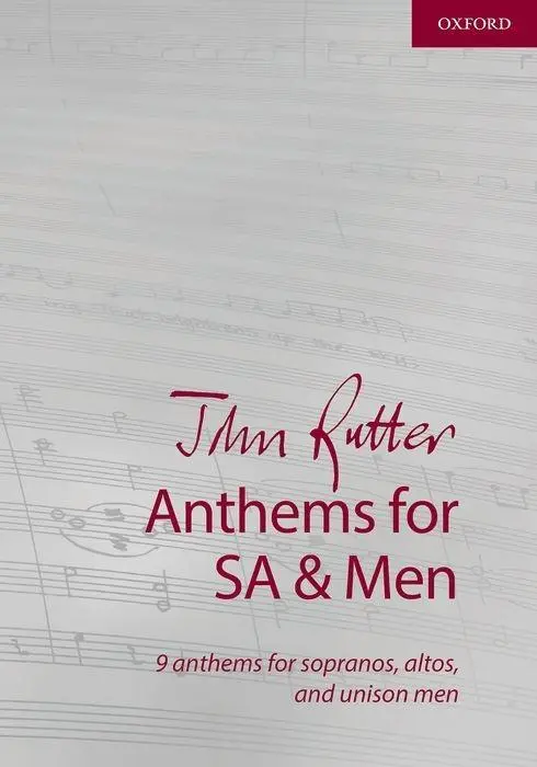 Cover: 9780193518209 | John Rutter Anthems for SA Men | John Rutter | Taschenbuch | Englisch