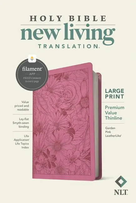 Cover: 9781496458209 | NLT Large Print Premium Value Thinline Bible, Filament Enabled...