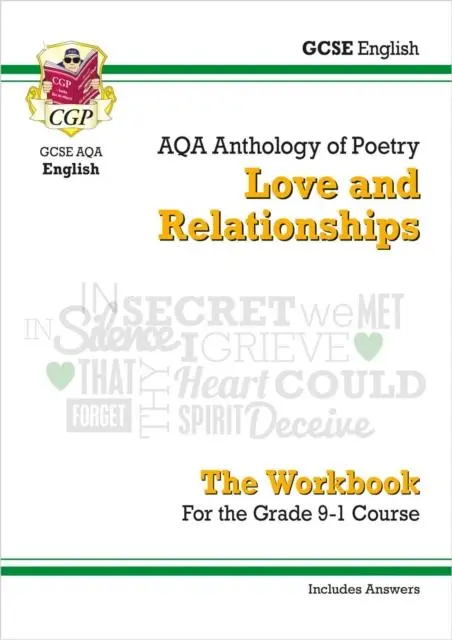 Cover: 9781782948209 | GCSE English Literature AQA Poetry Workbook: Love &amp; Relationships...
