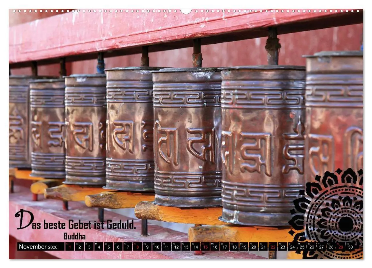 Bild: 9783516118209 | Spirituelles aus Asien - Weisheiten 2026 (hochwertiger Premium...