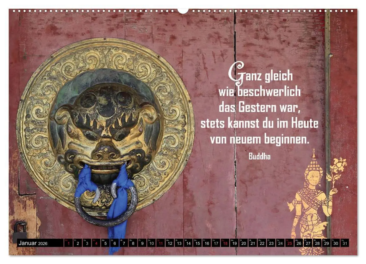 Bild: 9783516118209 | Spirituelles aus Asien - Weisheiten 2026 (hochwertiger Premium...