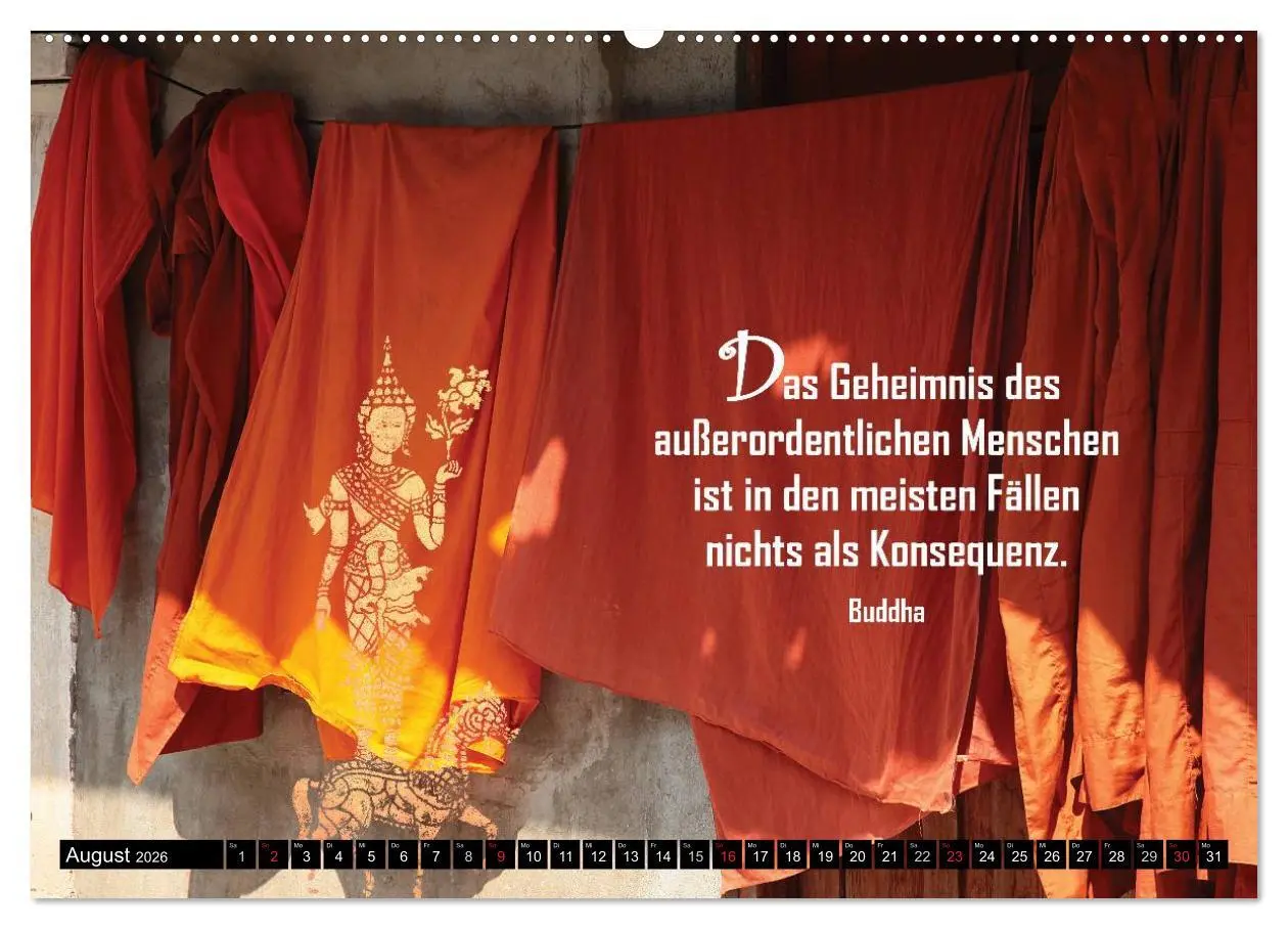 Bild: 9783516118209 | Spirituelles aus Asien - Weisheiten 2026 (hochwertiger Premium...