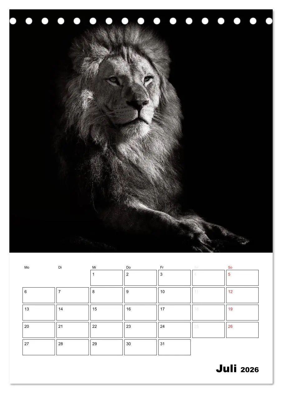 Bild: 9783516428209 | Charakterköpfe aus der Welt der Tiere (Tischkalender 2026 DIN A5...