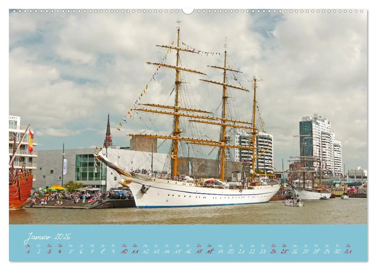 Bild: 9783516668209 | SAIL Bremerhaven. Segelspektakel zum Wegträumen (Wandkalender 2026...