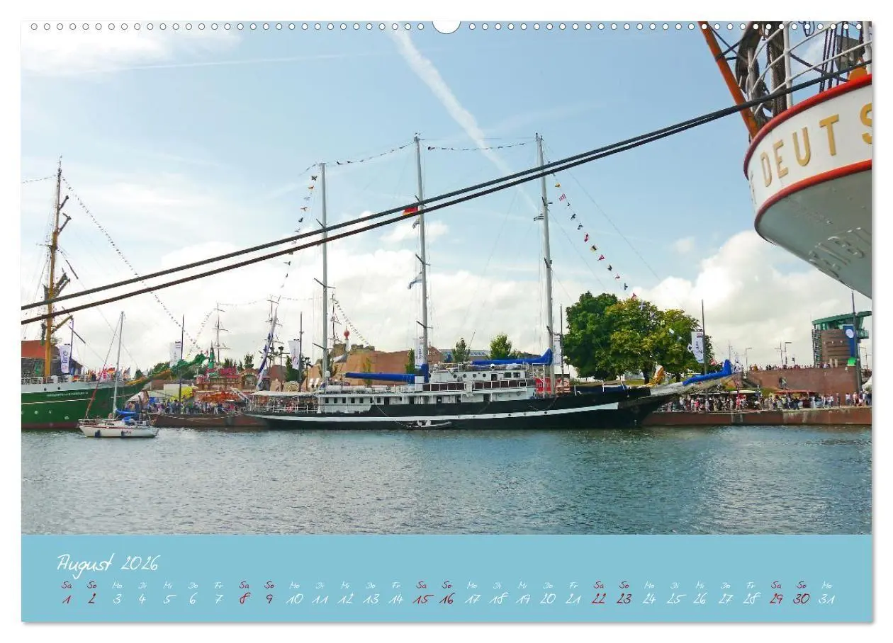 Bild: 9783516668209 | SAIL Bremerhaven. Segelspektakel zum Wegträumen (Wandkalender 2026...