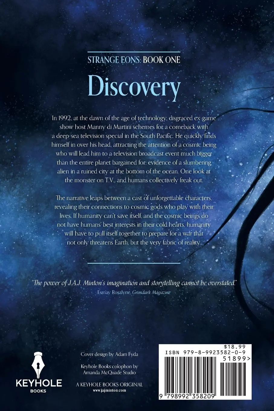 Rückseite: 9798992358209 | Discovery | Strange Eons: Book One | J. A. J. Minton | Taschenbuch