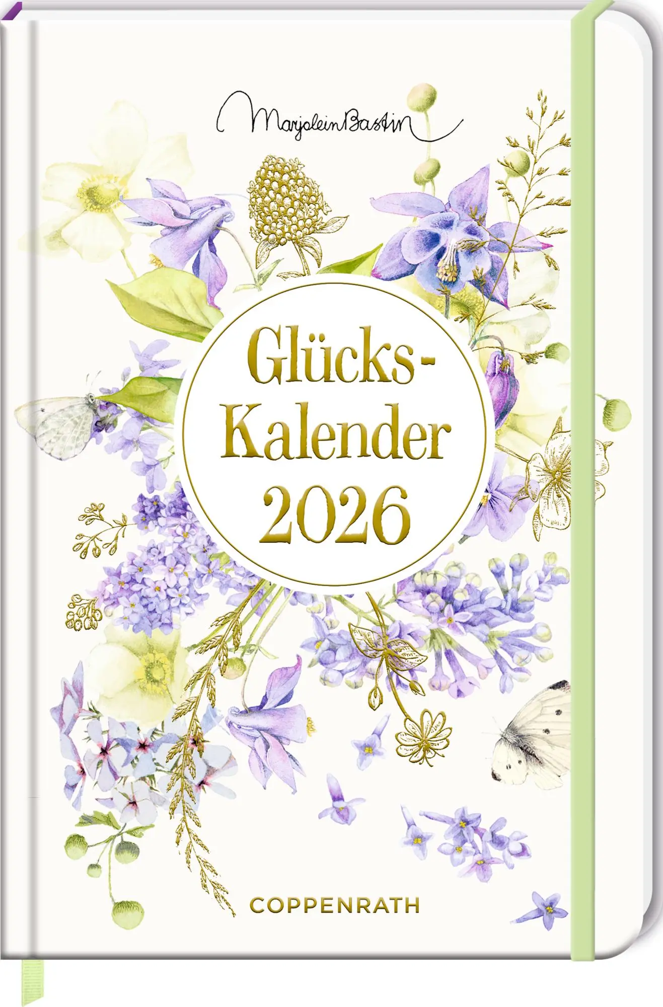 Cover: 4050003958309 | GlücksKalender 2026 - violett | Marjolein Bastin | Kalender | 112 S.