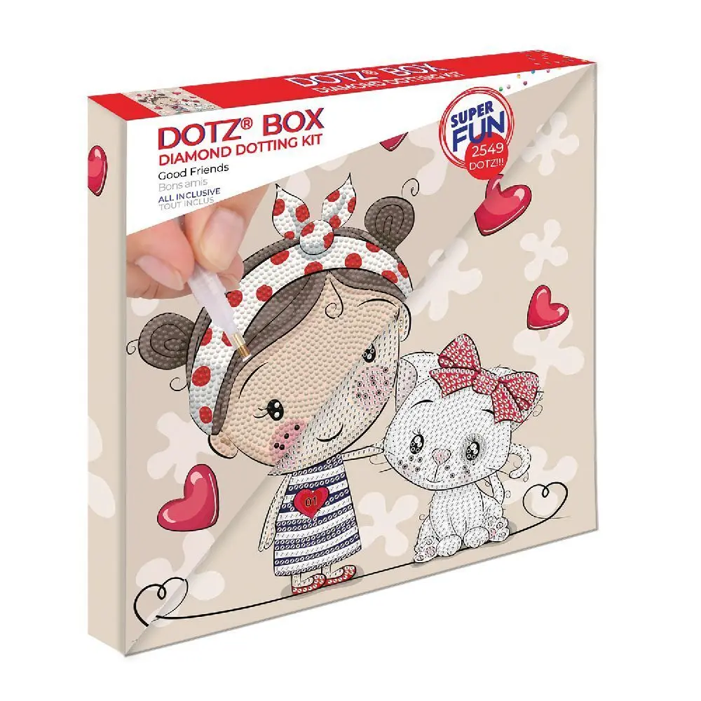 Cover: 4895225928309 | DIAMOND DOTZ - Diamond Painting Gute Freunde | Kit (Bastelset) | 2024