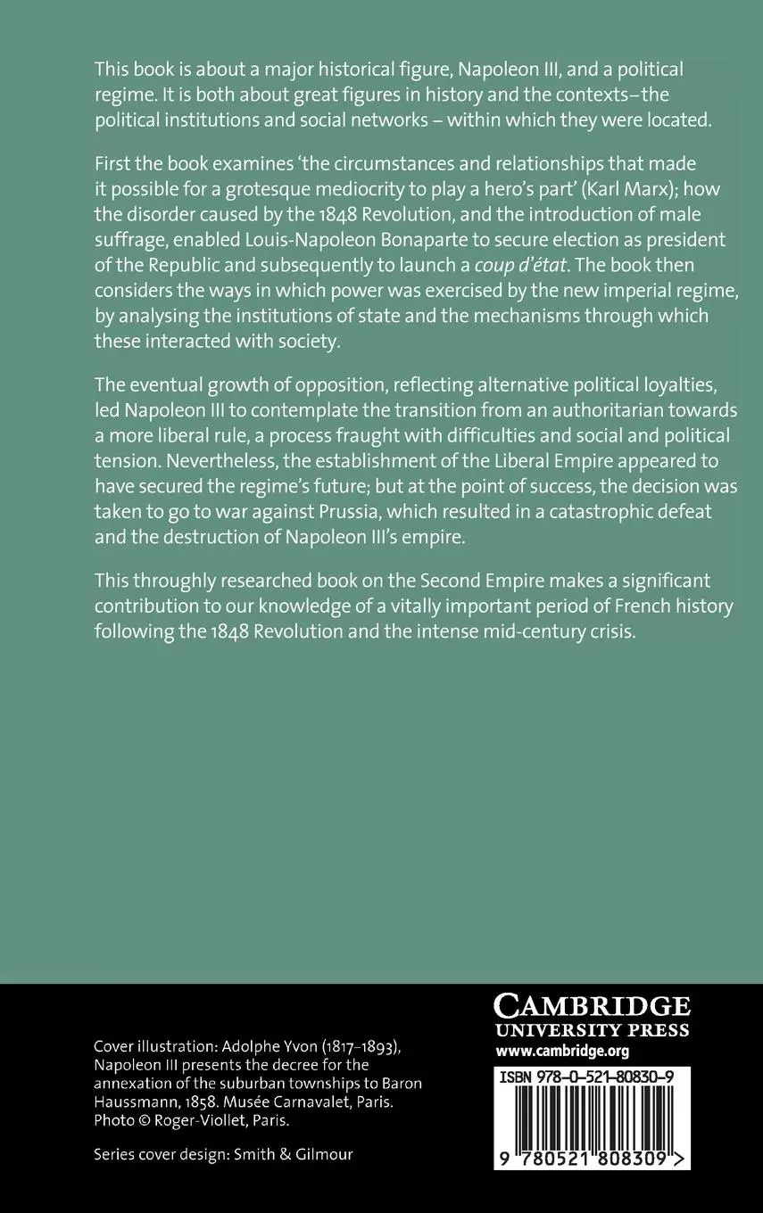 Rückseite: 9780521808309 | The French Second Empire | Roger Price | Buch | Gebunden | Englisch