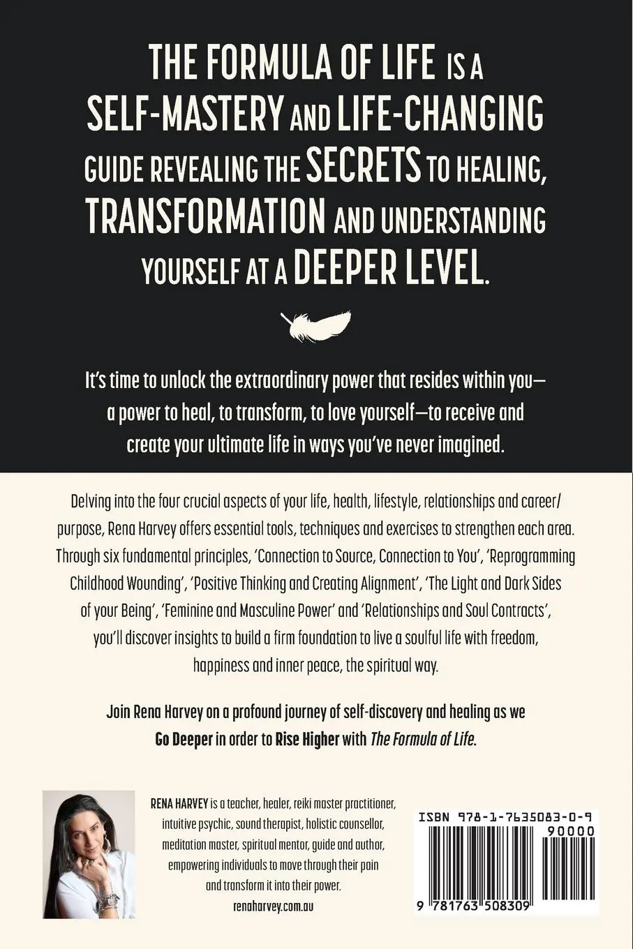Rückseite: 9781763508309 | The Formula of Life | Go Deeper, Rise Higher | Rena Harvey | Buch