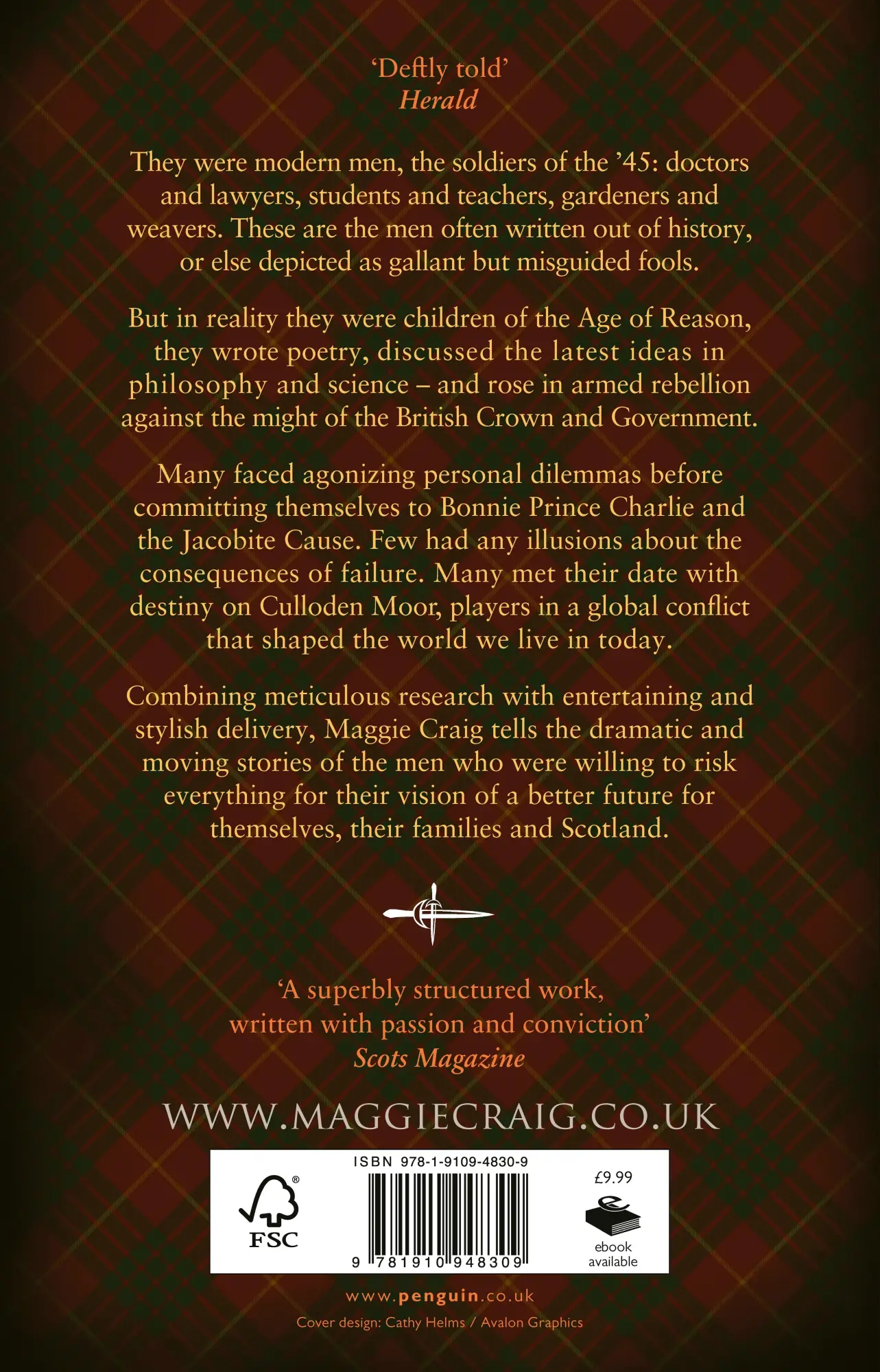Rückseite: 9781910948309 | Bare-Arsed Banditti | The Men of the '45 | Maggie Craig | Taschenbuch