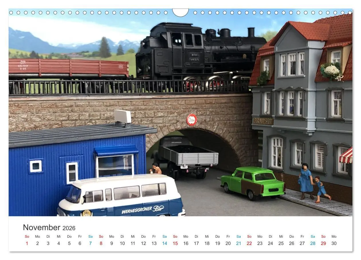 Bild: 9783457258309 | Miniaturbahnen international (Wandkalender 2026 DIN A3 quer),...