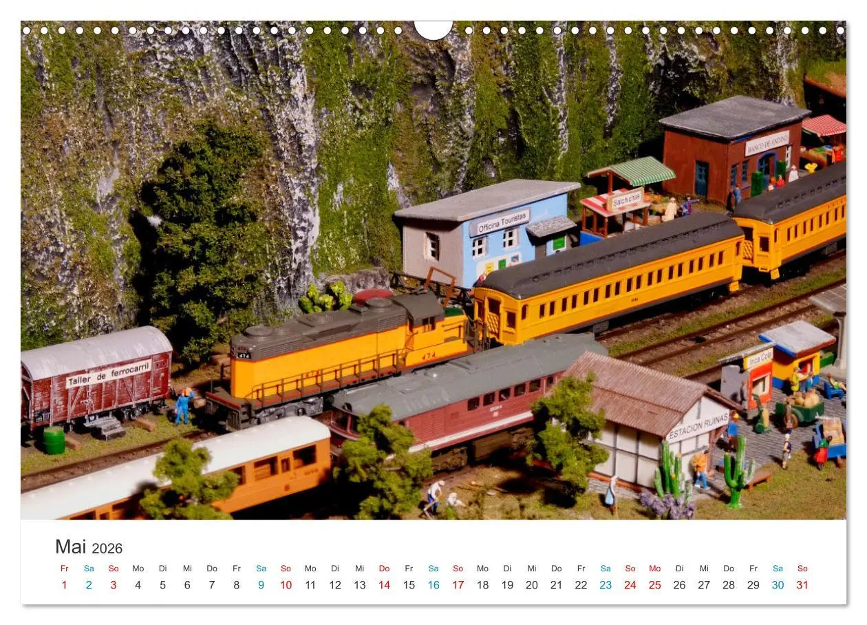 Bild: 9783457258309 | Miniaturbahnen international (Wandkalender 2026 DIN A3 quer),...