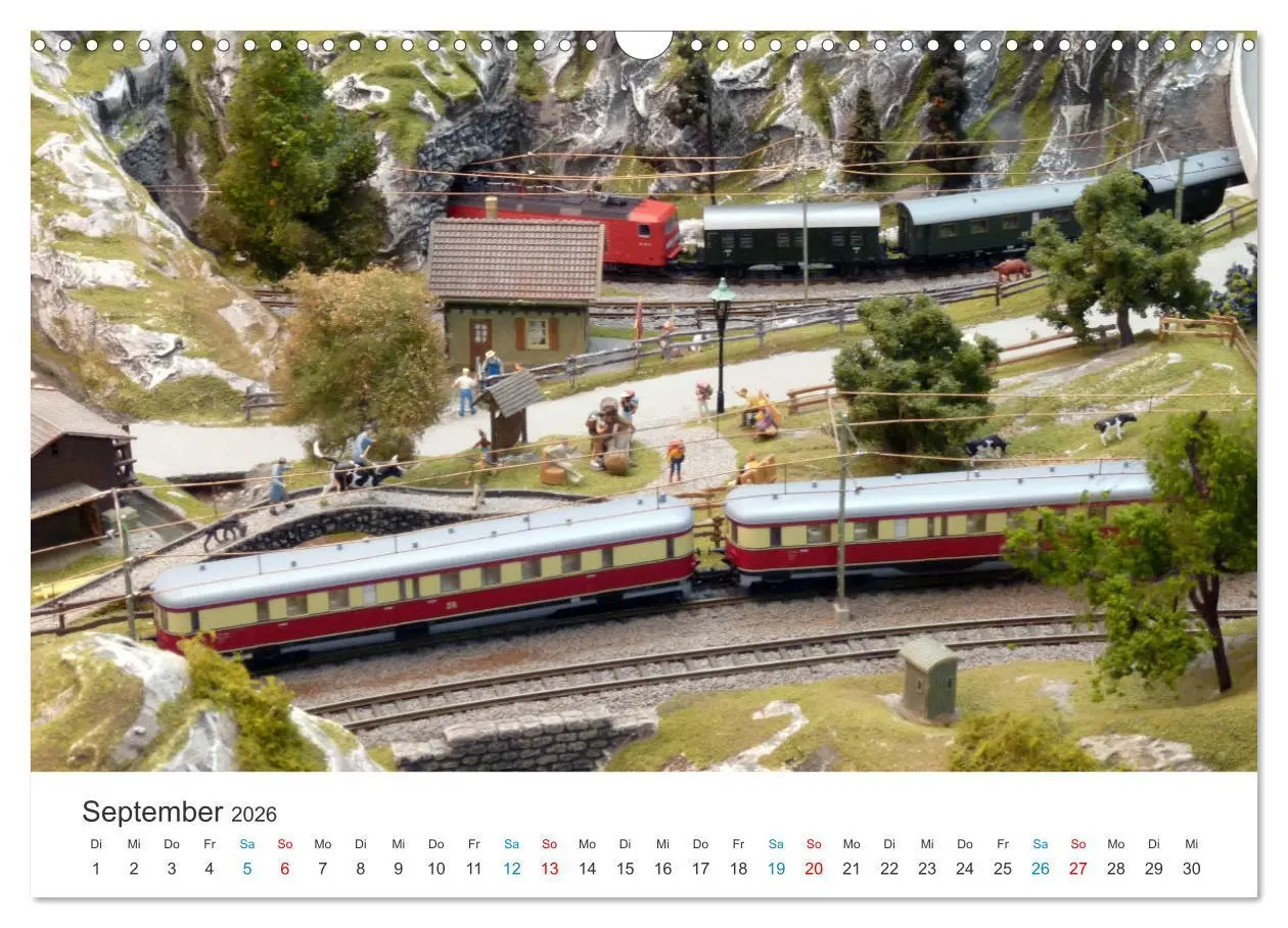Bild: 9783457258309 | Miniaturbahnen international (Wandkalender 2026 DIN A3 quer),...