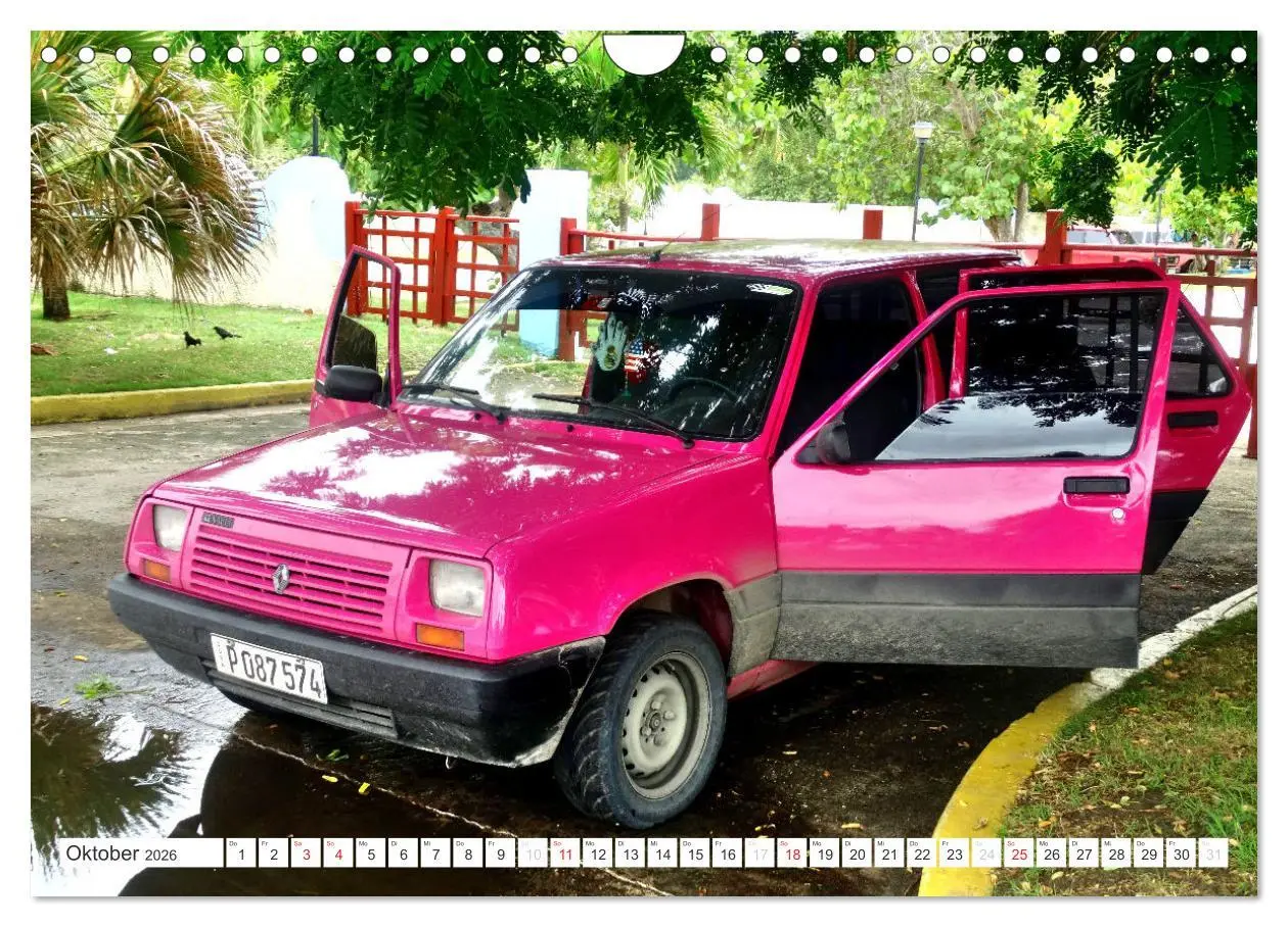Bild: 9783457948309 | RENAULT - Französische Klassiker in Kuba (Wandkalender 2026 DIN A4...