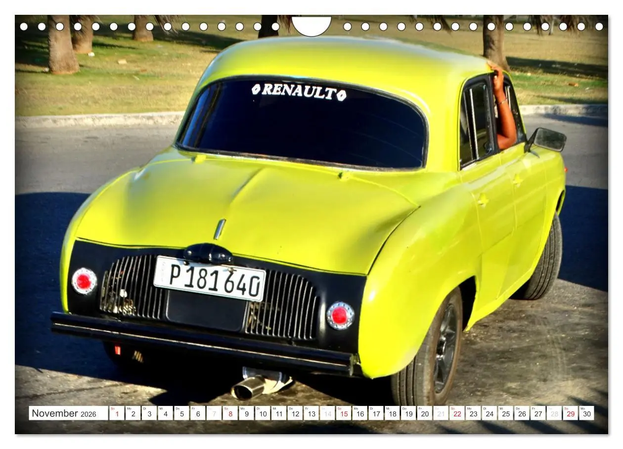 Bild: 9783457948309 | RENAULT - Französische Klassiker in Kuba (Wandkalender 2026 DIN A4...
