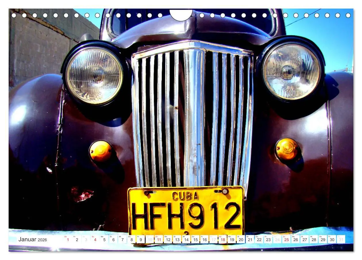 Bild: 9783457948309 | RENAULT - Französische Klassiker in Kuba (Wandkalender 2026 DIN A4...
