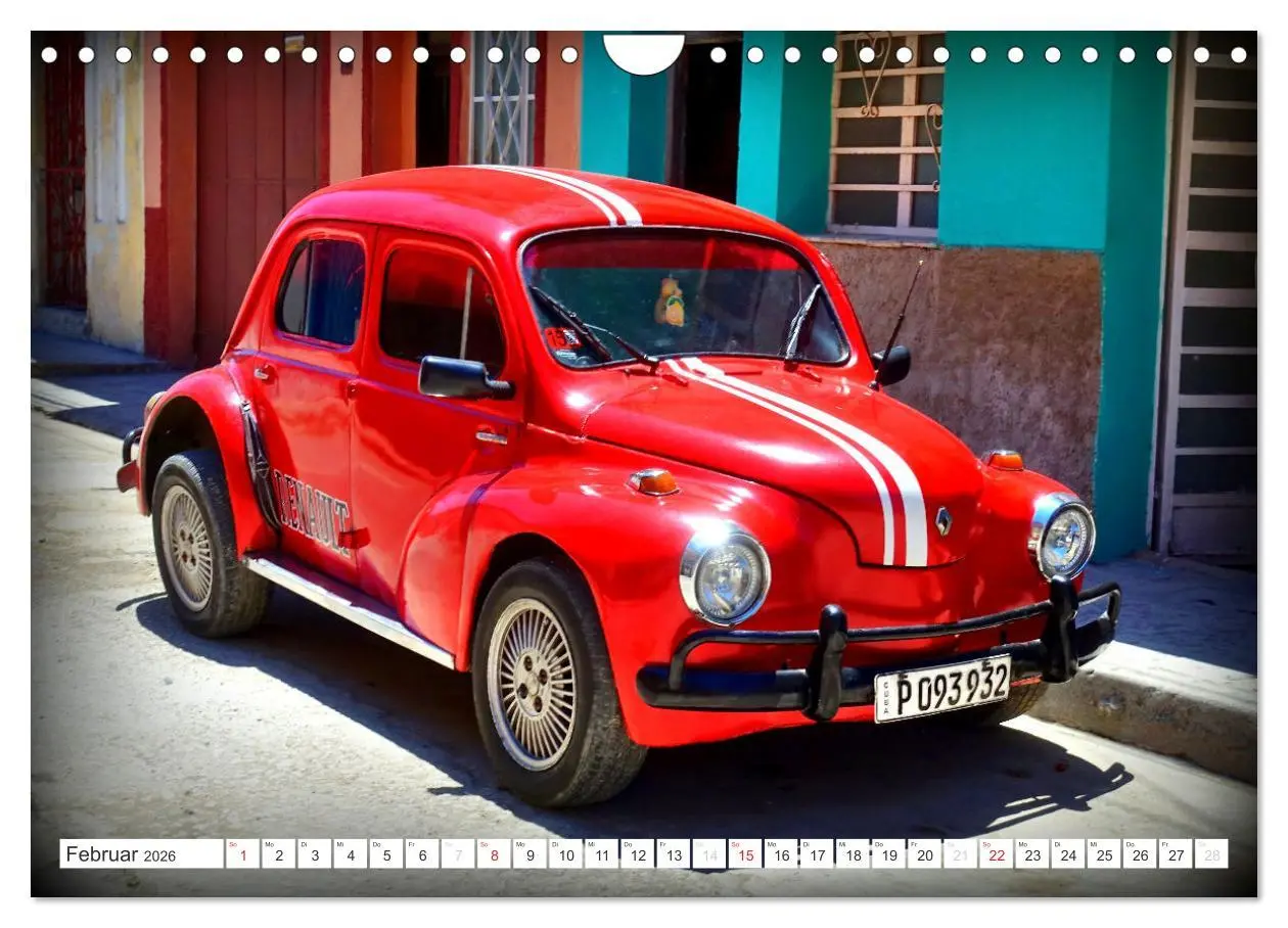 Bild: 9783457948309 | RENAULT - Französische Klassiker in Kuba (Wandkalender 2026 DIN A4...