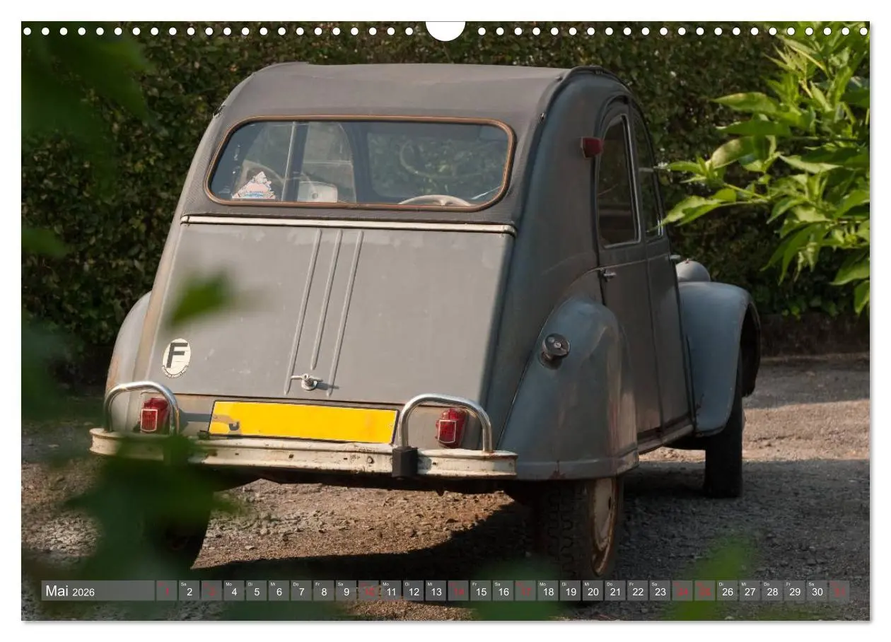 Bild: 9783516038309 | Citroën 2CV Alte Liebe rostet nicht (Wandkalender 2026 DIN A3...