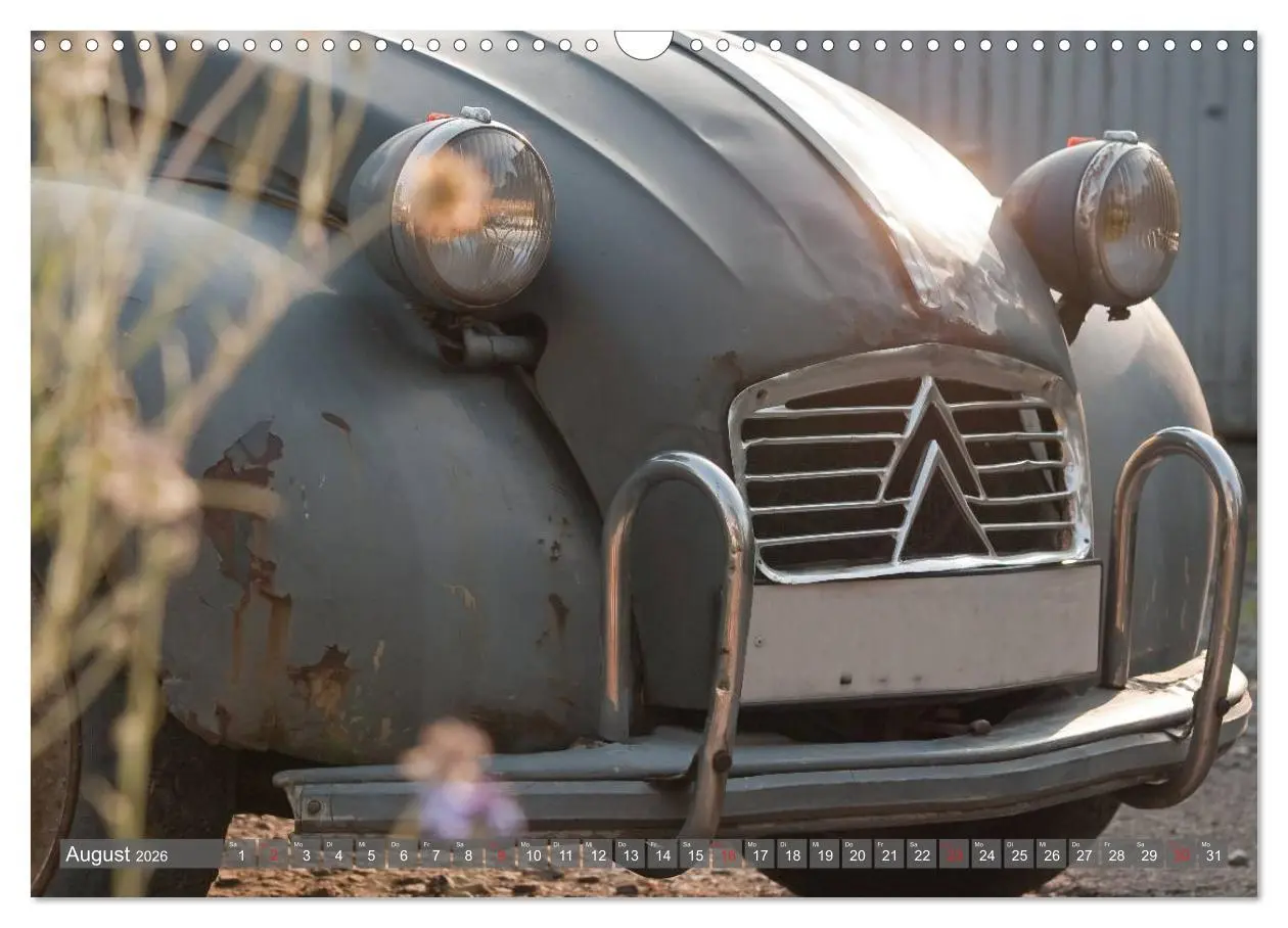 Bild: 9783516038309 | Citroën 2CV Alte Liebe rostet nicht (Wandkalender 2026 DIN A3...