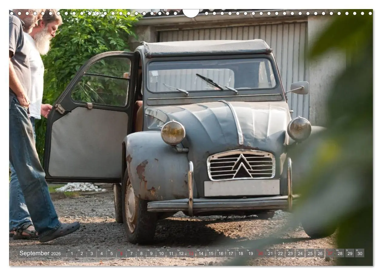 Bild: 9783516038309 | Citroën 2CV Alte Liebe rostet nicht (Wandkalender 2026 DIN A3...